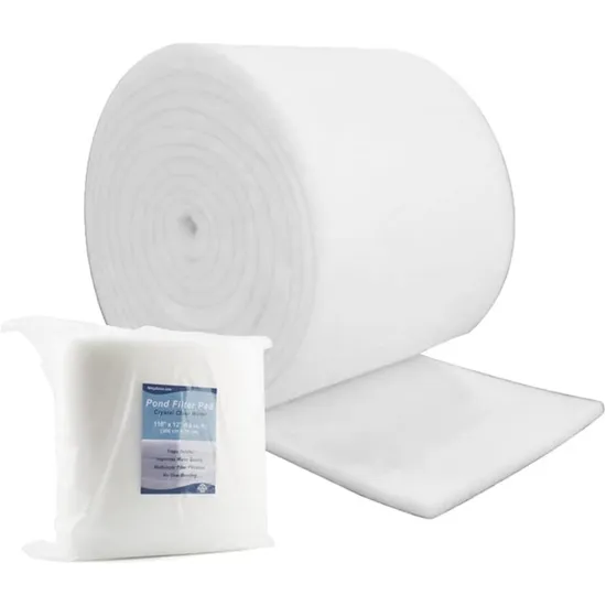  Durable White Koi Pond Filter Pad for Aquatic Habitats